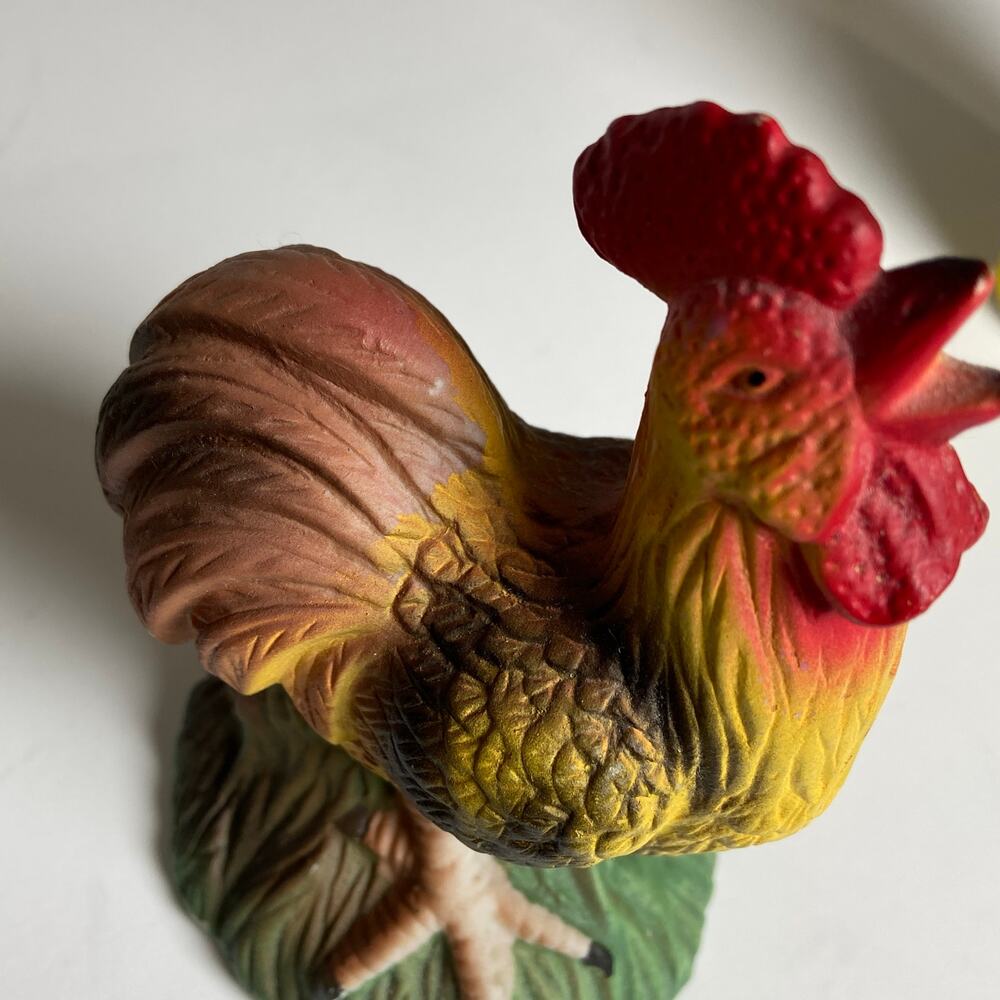 Salt and Pepper Shaker Decor Chicken Rooster Vintage - Picture 6 of 7